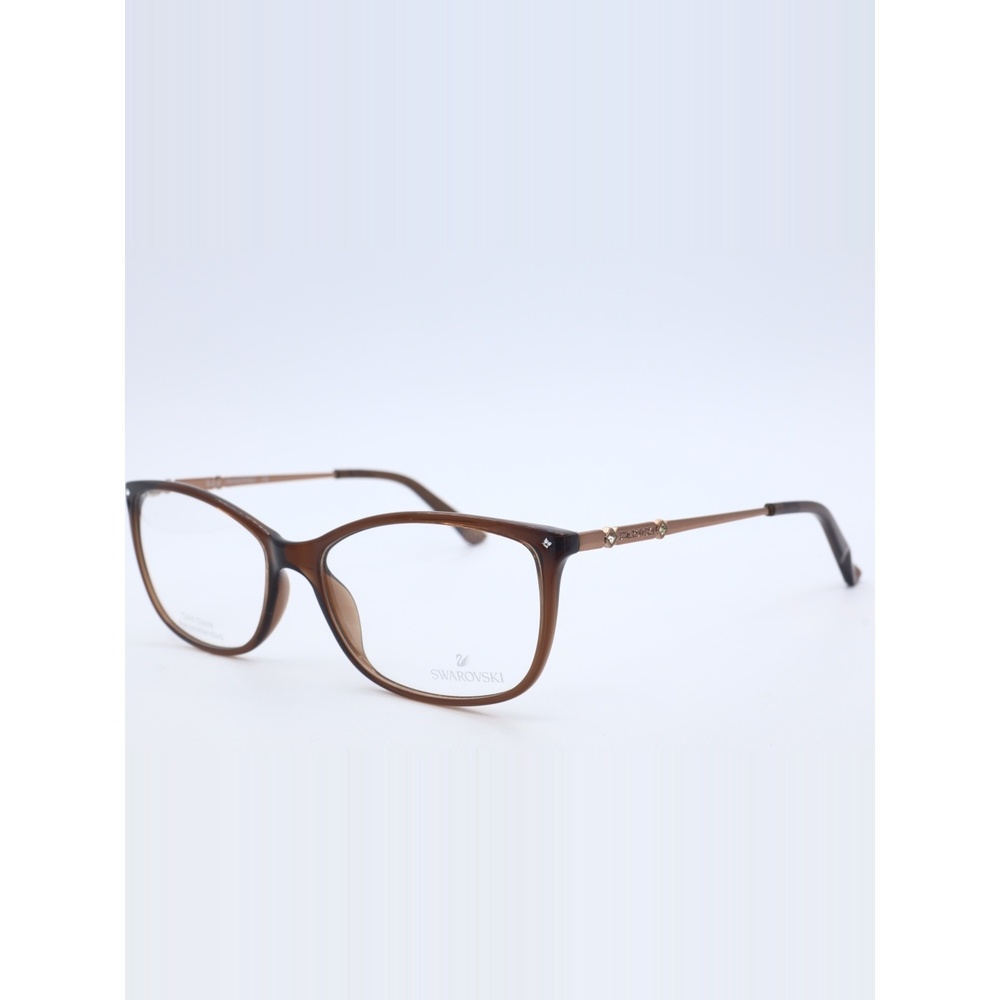 Swarovski Glen SK5179 045 Brown Plastic Eyeglasses 54-15-140